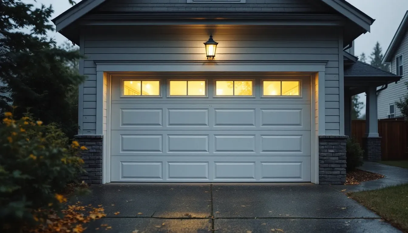 Wood Garage Door Installation in Rochester