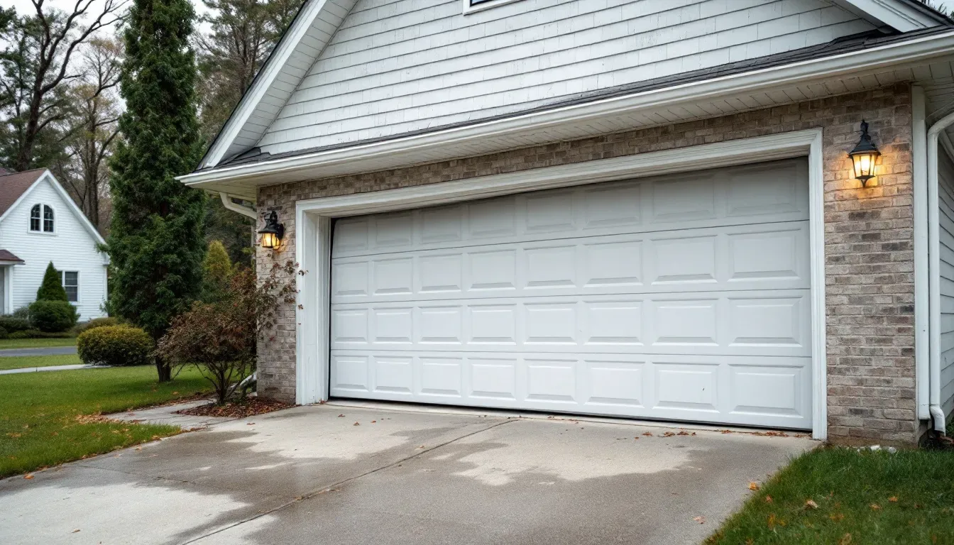 Garage Door Track Alignment in Rochester